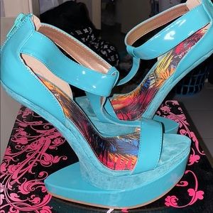 Mint Heel Less Heels